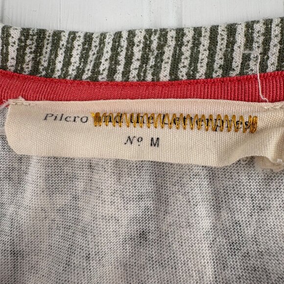 Pilcro & The Letterpress Antropologie Women's size Medium Short Sleeve Top - Picture 2 of 4